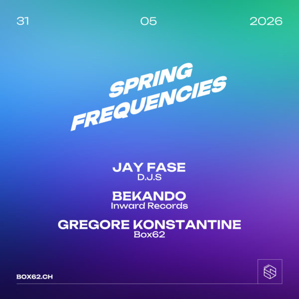 31 MAI 2026 - Spring Frequencies